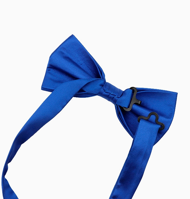 Noeud Papillon Bleu Homme en Polyester