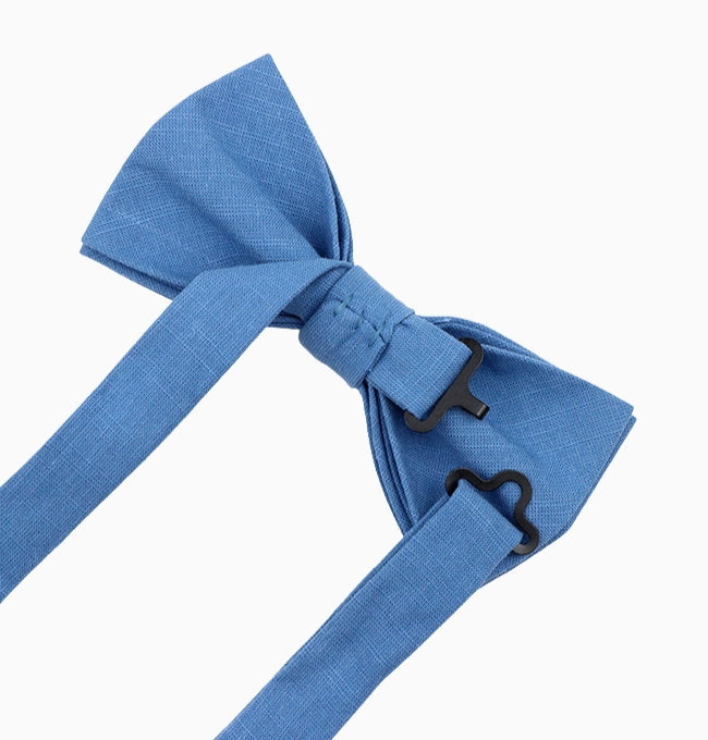 Noeud Papillon Bleu Indigo Homme en Coton