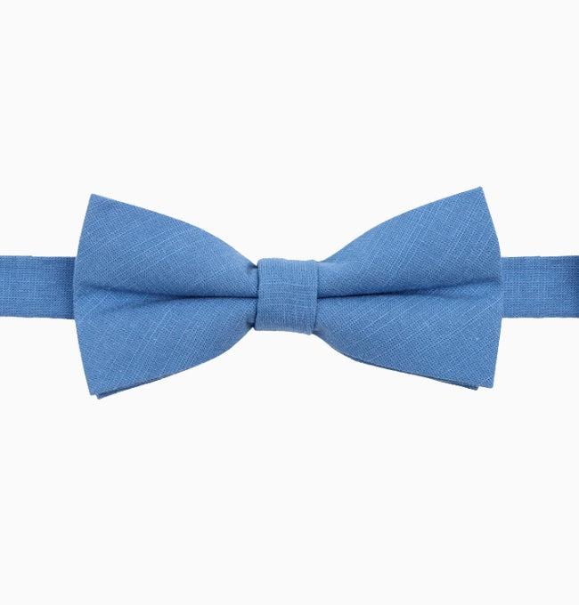 Noeud Papillon Bleu Indigo Homme en Coton