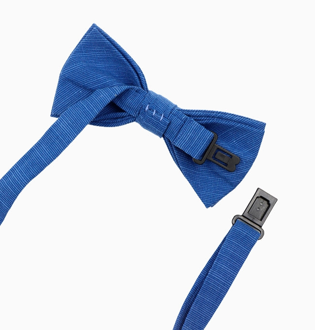 Noeud Papillon Bleu Marine Enfant en Coton