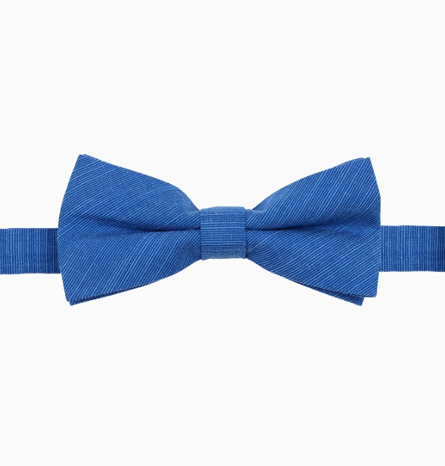 Noeud Papillon Bleu Marine Homme en Coton