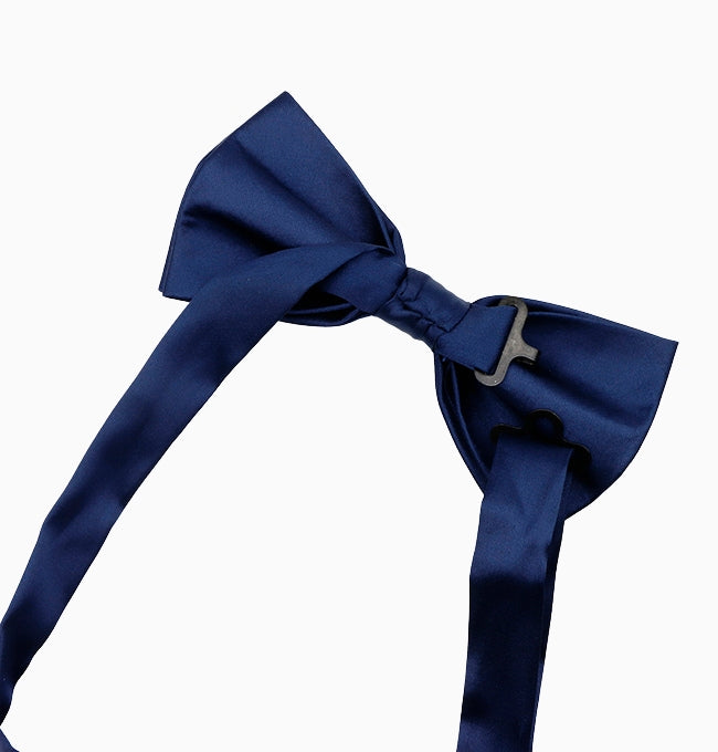 Noeud Papillon Bleu Profond Homme en Polyester
