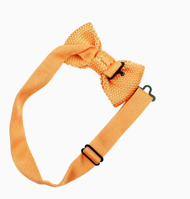 Noeud Papillon Doré Enfant en Tricot