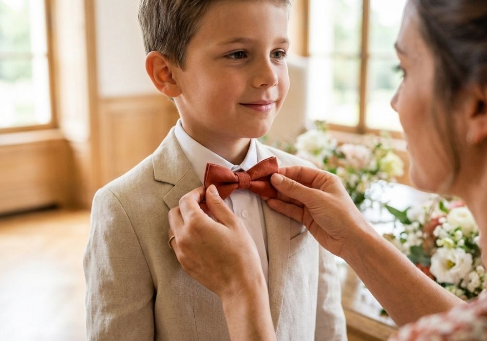 Clemanto - Ajustement Noeud Papillon Enfant