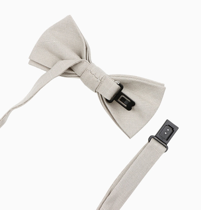 Noeud Papillon Gris Enfant en Coton
