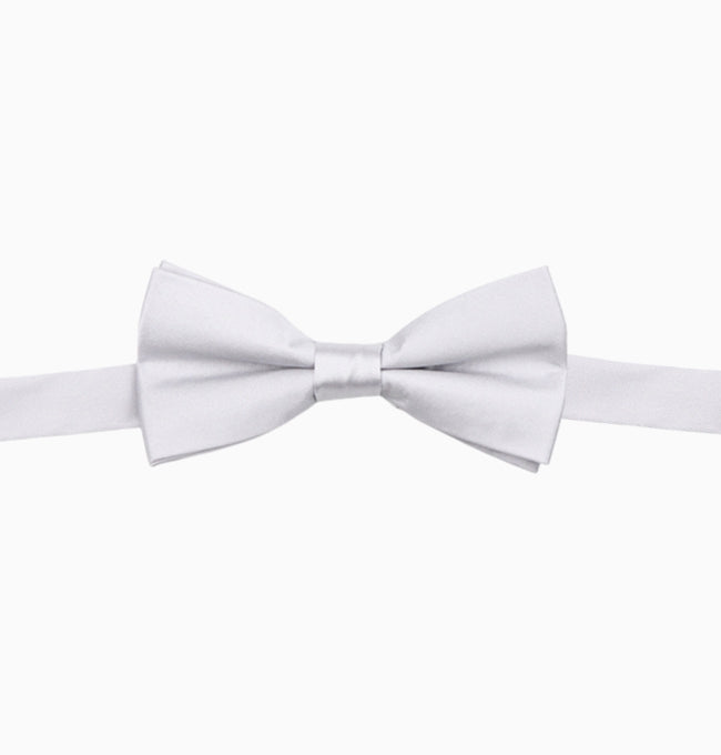 Noeud Papillon Enfant – Gris Silver – Microfibre – Mariage – Clj Charles Le Jeune