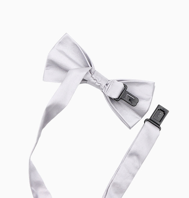 Noeud Papillon Gris Enfant en Polyester