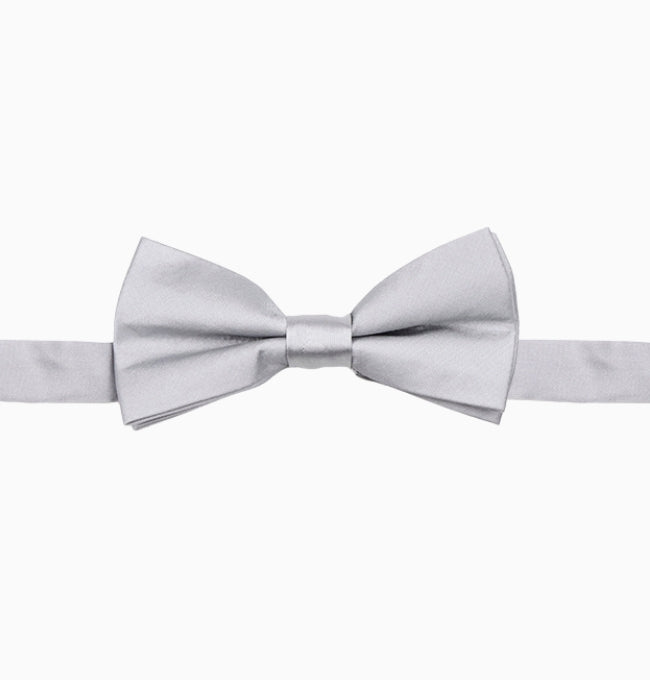 Noeud Papillon Gris Perle Enfant en Polyester