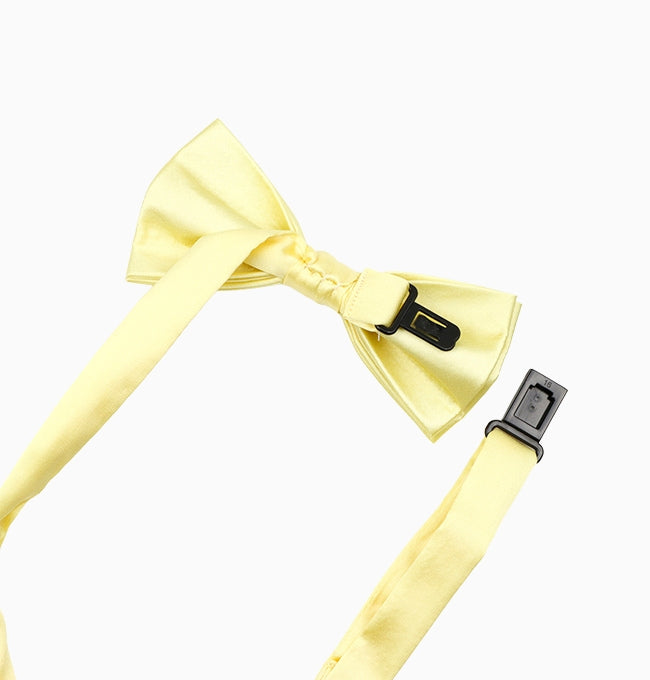 Noeud Papillon Jaune Enfant en Polyester