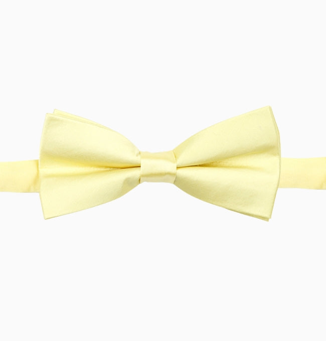 Noeud Papillon Jaune Homme en Polyester