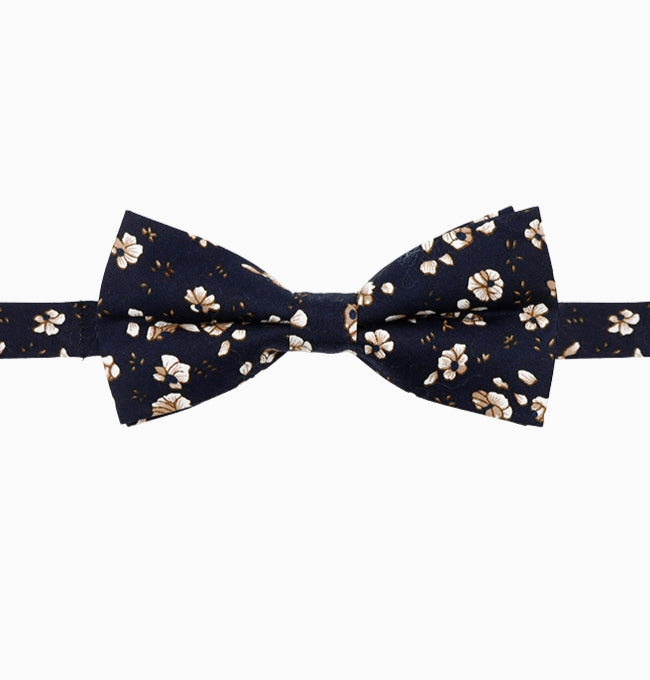Noeud Papillon Liberty Bleu Marine Lobélia Homme en Coton