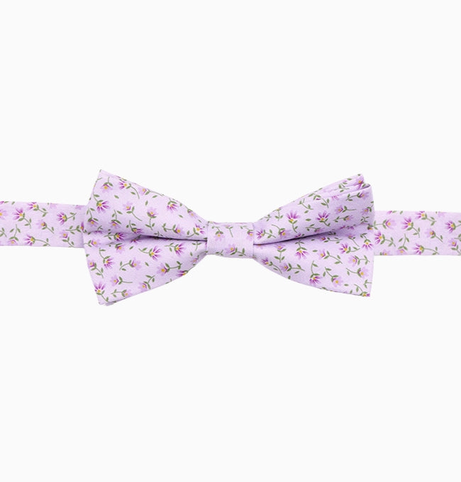 Noeud Papillon Liberty Violet Lavande Enfant en Coton