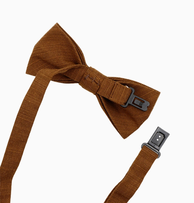 Noeud Papillon Marron Enfant en Coton