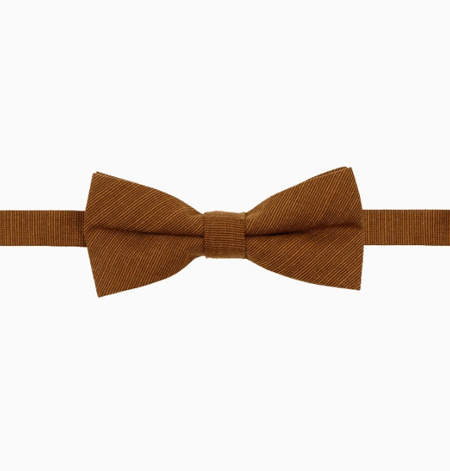 Noeud Papillon Marron Enfant en Coton