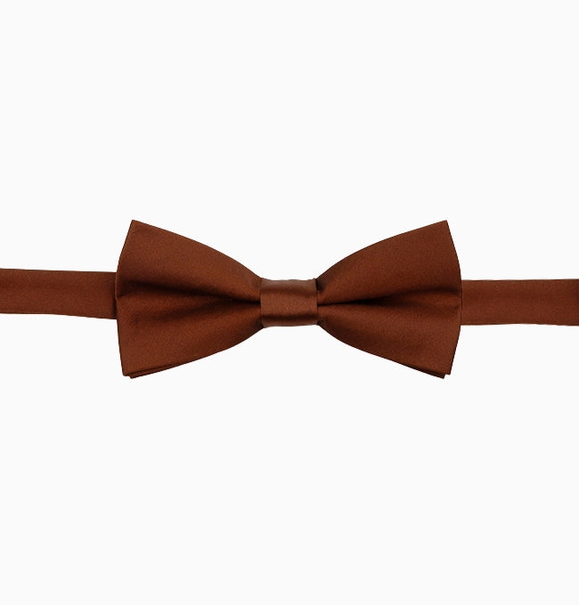 Noeud Papillon Marron Enfant en Polyester