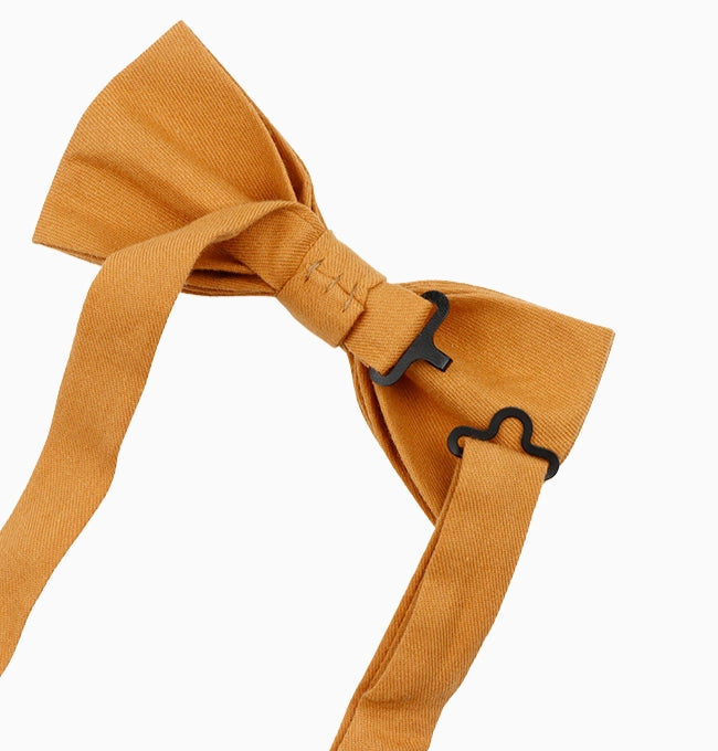 Noeud Papillon Marron Homme en Coton Côtelé