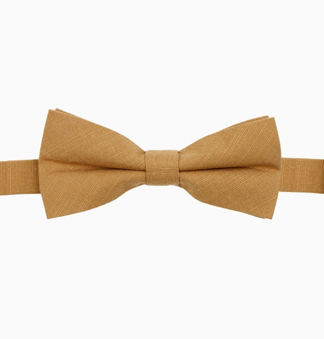 Noeud Papillon Marron Noisette Homme en Coton