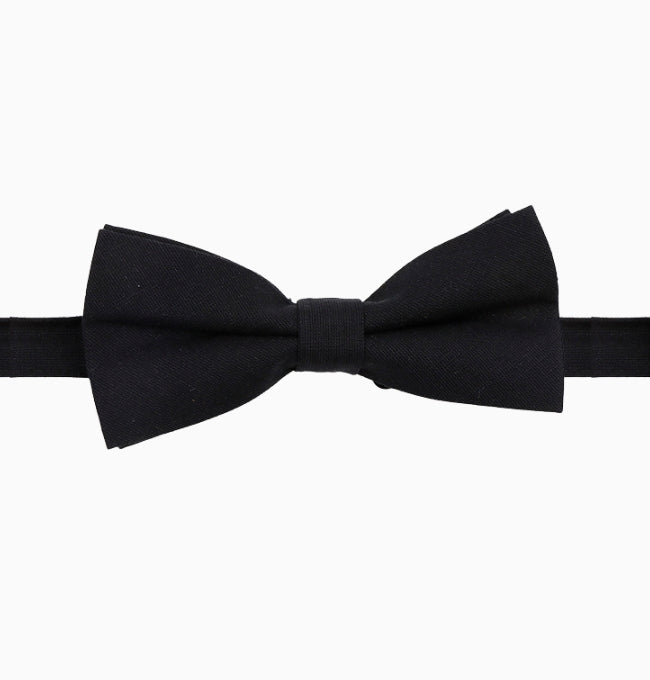 Noeud Papillon Noir Homme en Coton