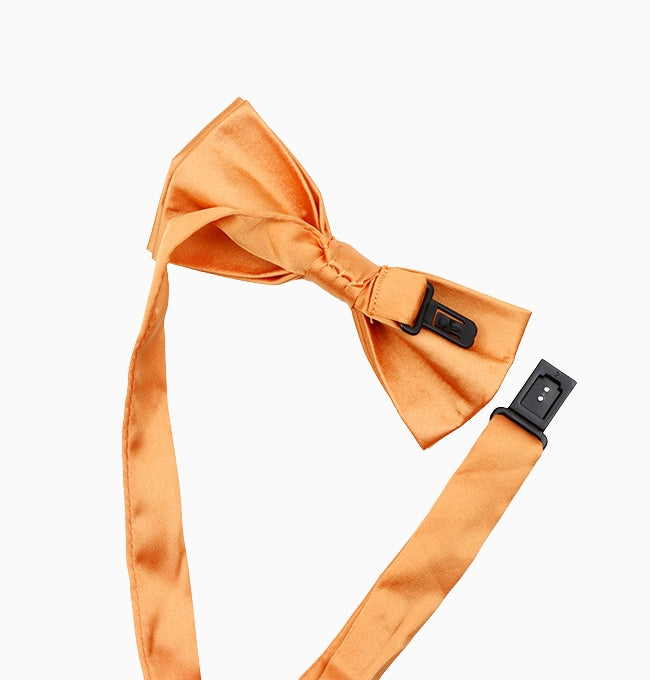 Noeud Papillon Orange Brûlé Enfant en Polyester