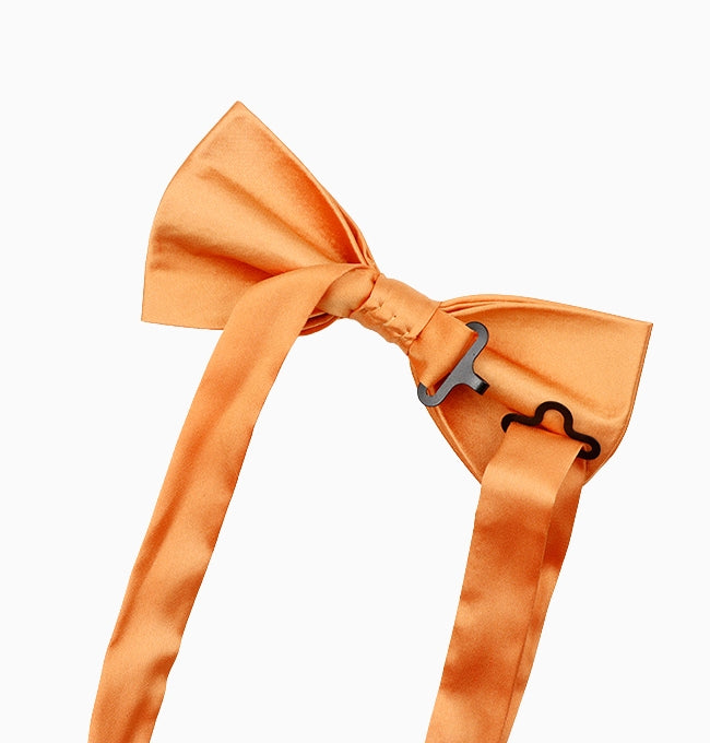 Noeud Papillon Orange Brûlé Homme en Polyester