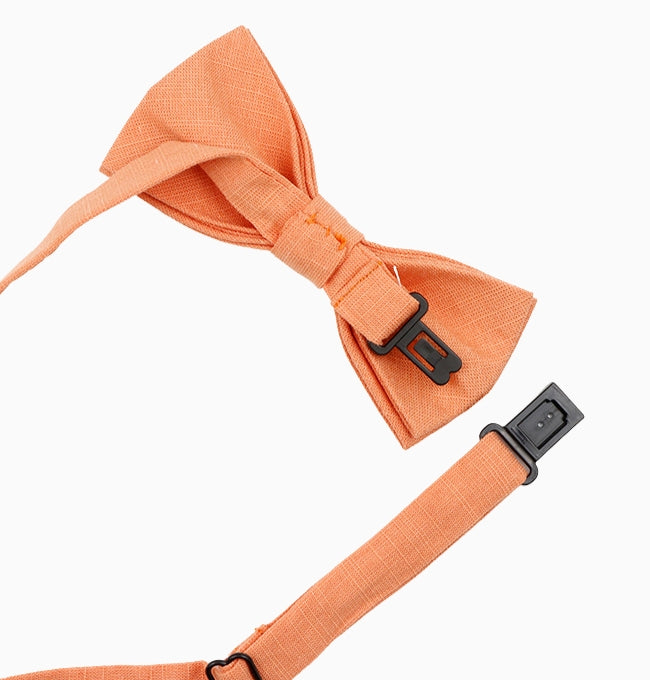 Noeud Papillon Orange Enfant en Coton