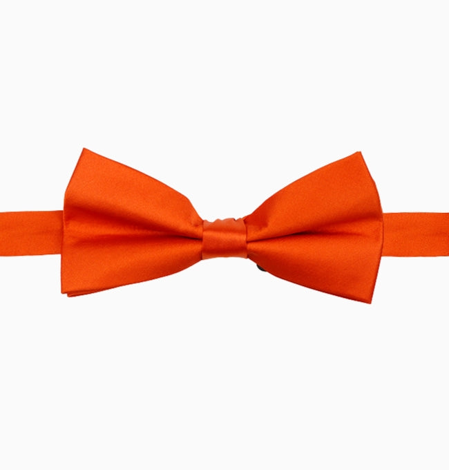 Noeud Papillon Orange Mandarine Homme en Polyester