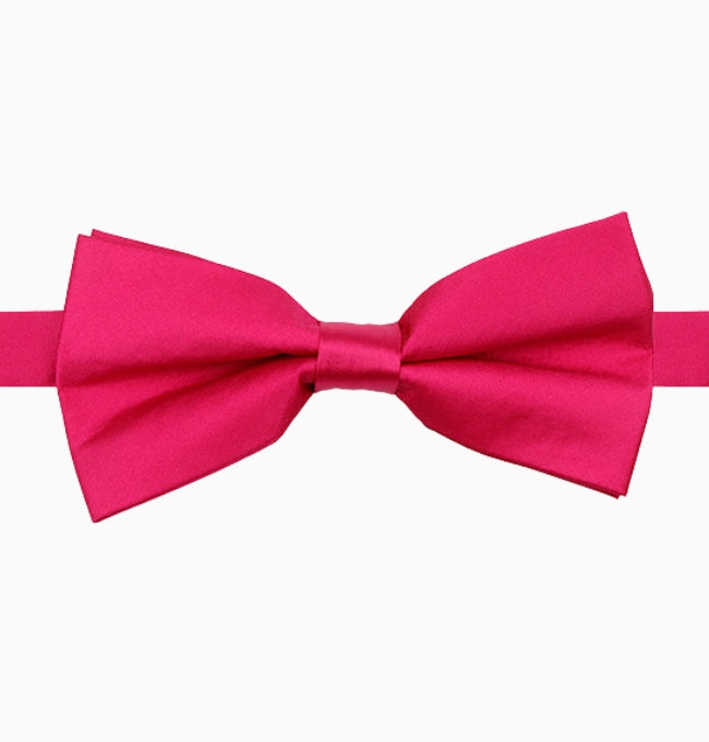 Noeud Papillon Rose Fuchsia Homme en Polyester