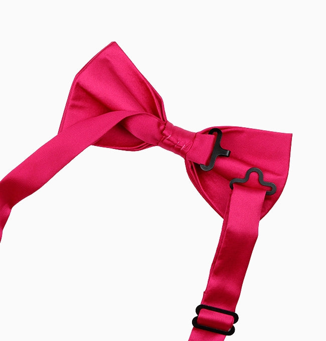 Noeud Papillon Rose Fuchsia Homme en Polyester