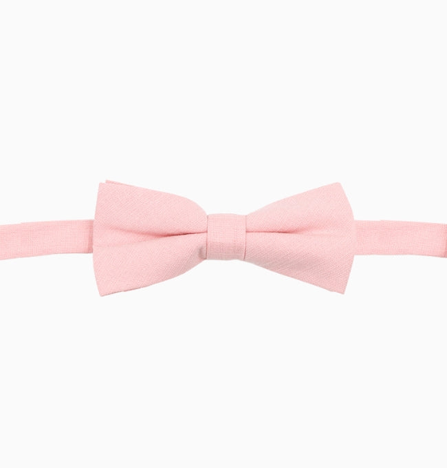 Noeud Papillon Rose Poudré Enfant en Coton