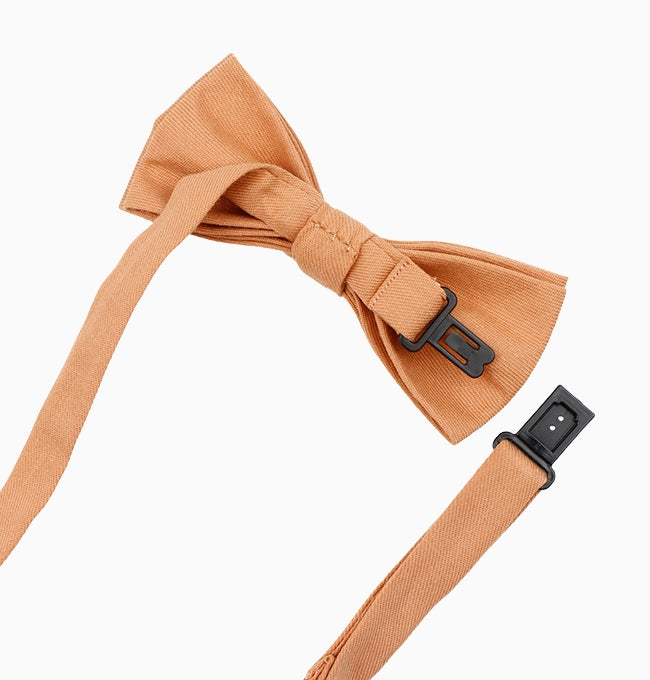 Noeud Papillon Terracotta Argile Enfant en Coton Côtelé