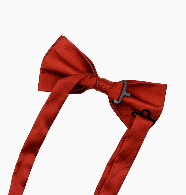 Noeud Papillon Terracotta Brun Homme en Polyester