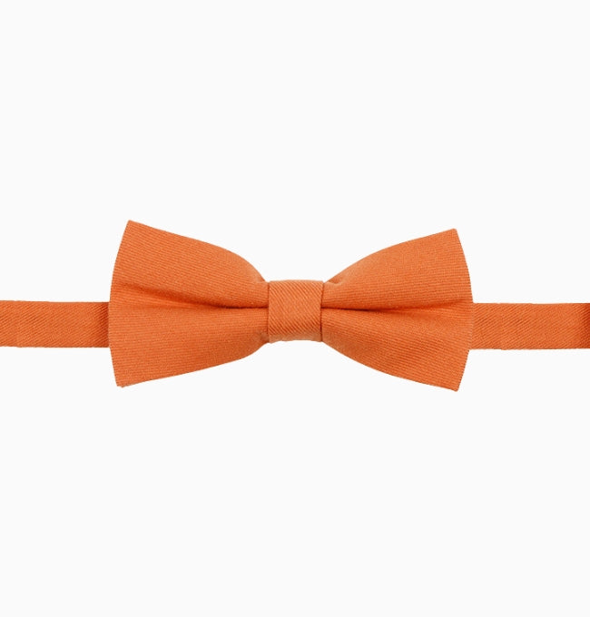 Noeud Papillon Terracotta Cuivré Enfant en Coton Côtelé