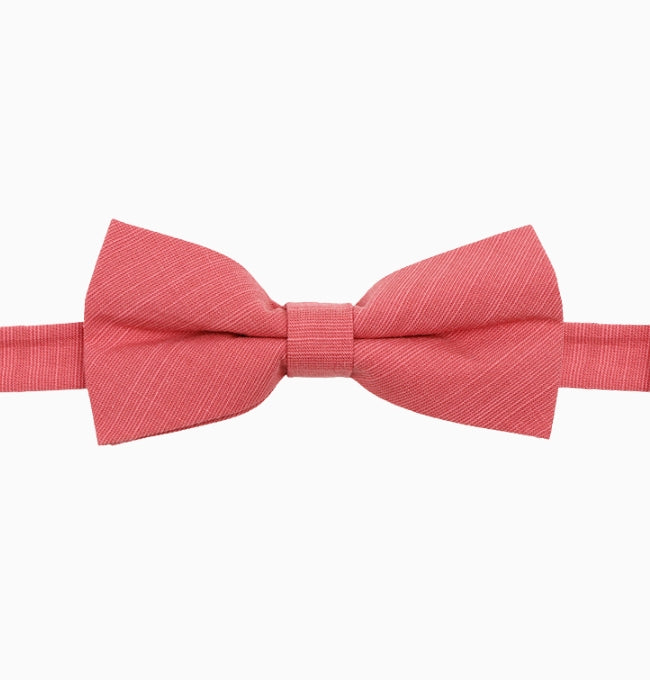Noeud Papillon Terracotta Rosé Homme en Coton