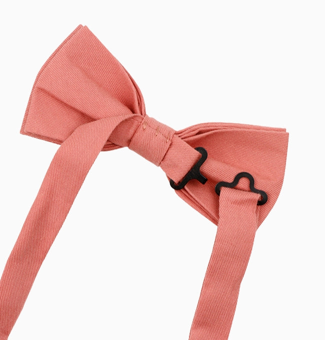 Noeud Papillon Terracotta Homme en Coton Côtelé