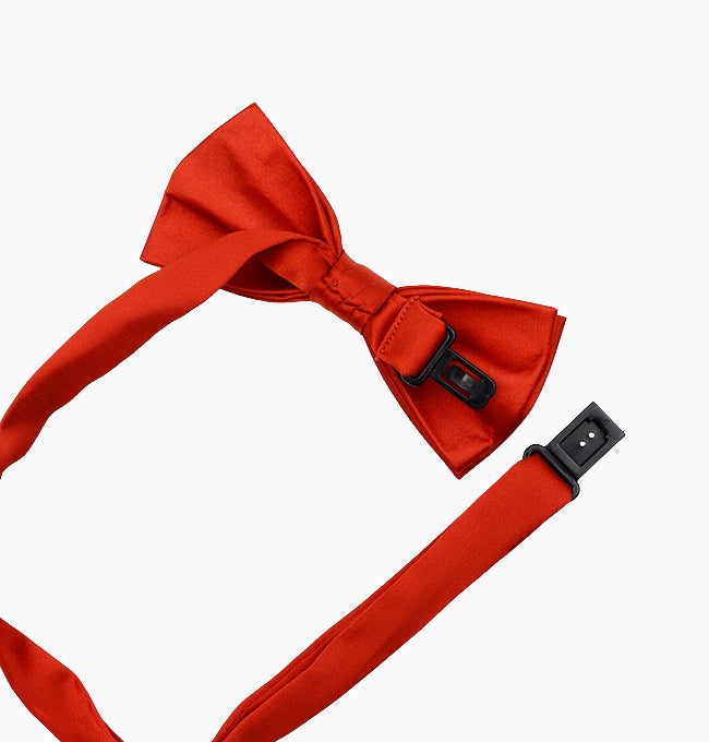 Noeud Papillon Terracotta Sienne Enfant en Polyester