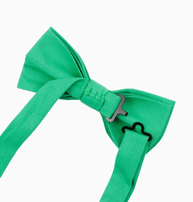 Noeud Papillon Vert Menthe Homme en Coton Côtelé