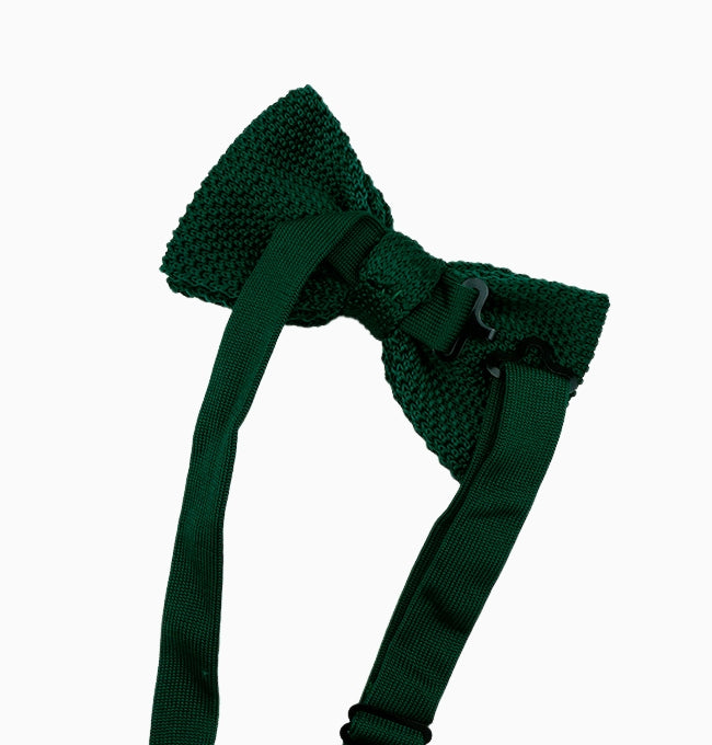 Noeud Papillon Vert Homme en Tricot