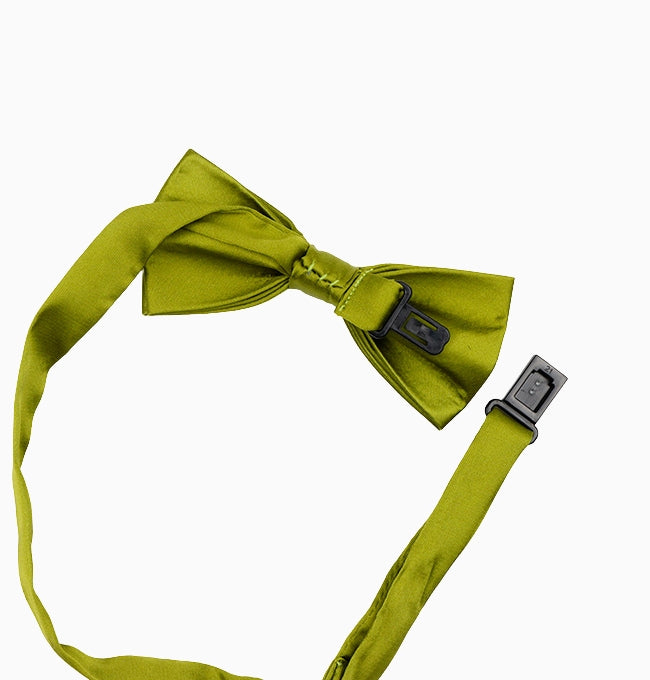 Noeud Papillon Vert Olive Enfant en Polyester
