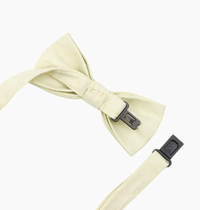 Noeud Papillon Vert Pâle Enfant en Coton Côtelé