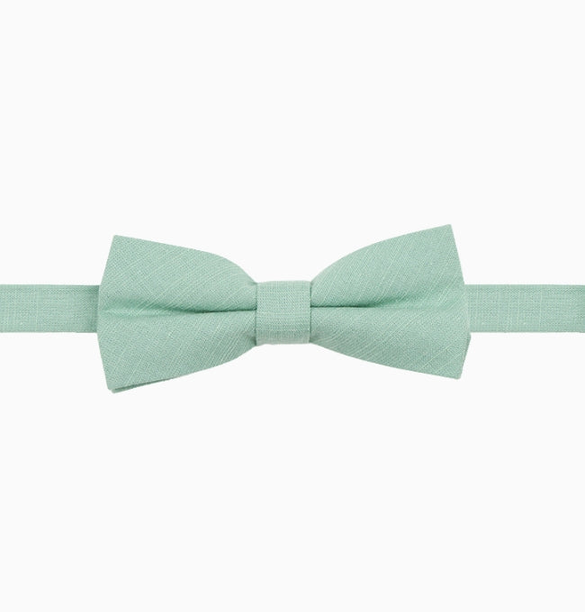 Noeud Papillon Vert Sauge Enfant en Coton
