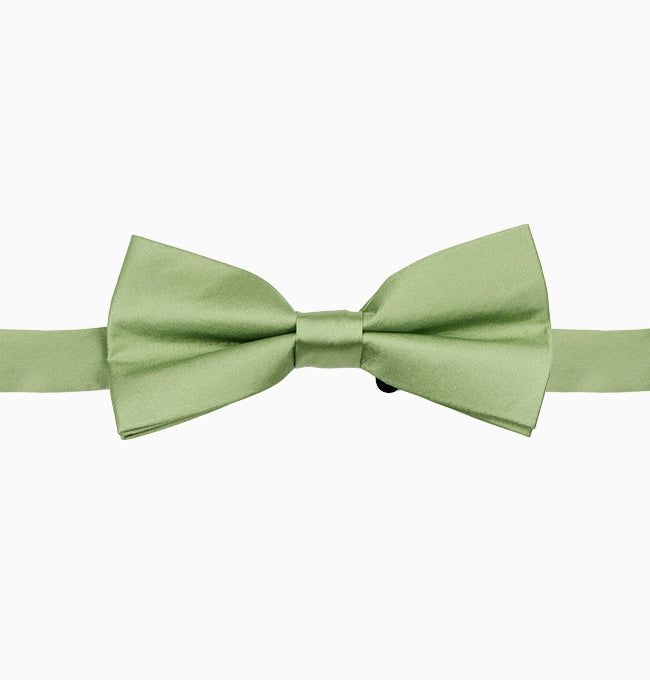 Noeud Papillon Vert Sauge Homme en Polyester