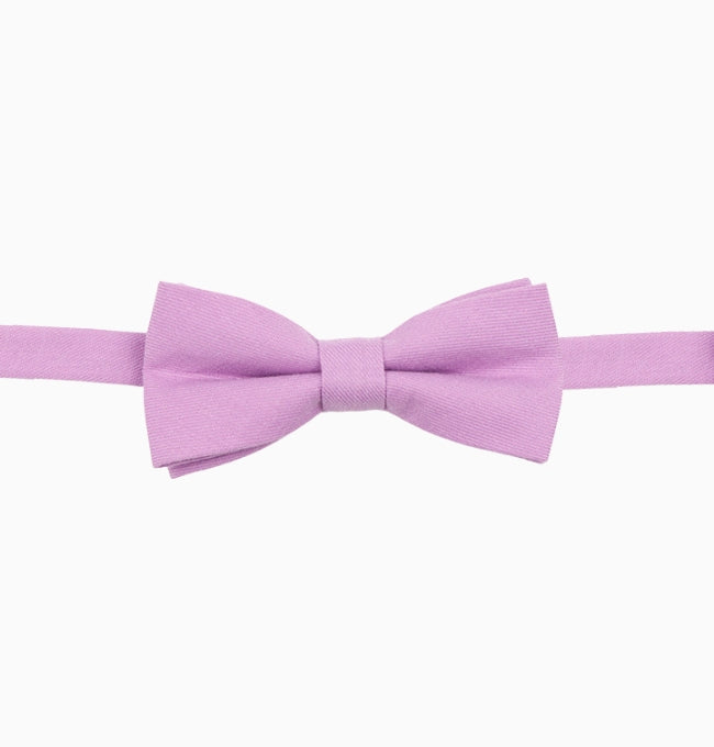 Noeud Papillon Violet Enfant en Coton Côtelé