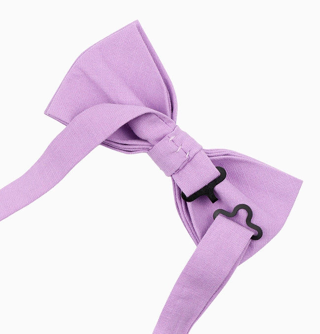 Noeud Papillon Violet Homme en Coton