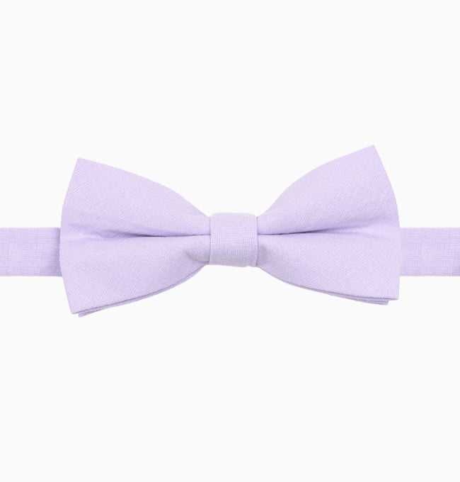 Noeud Papillon Violet Lavande Homme en Coton