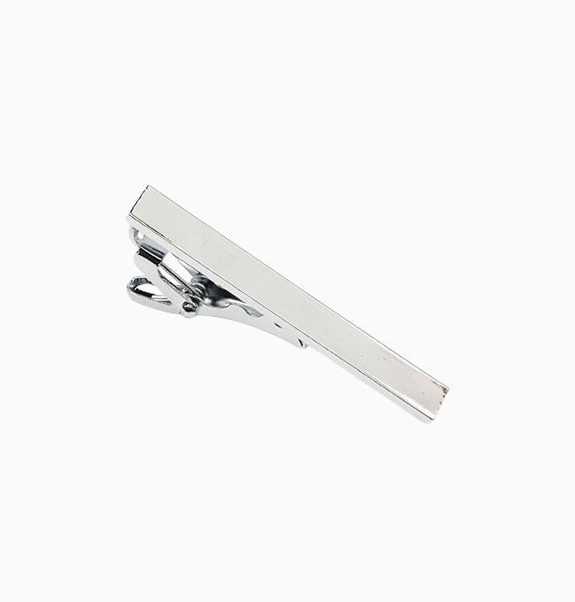 Pince à Cravate Argent en Métal