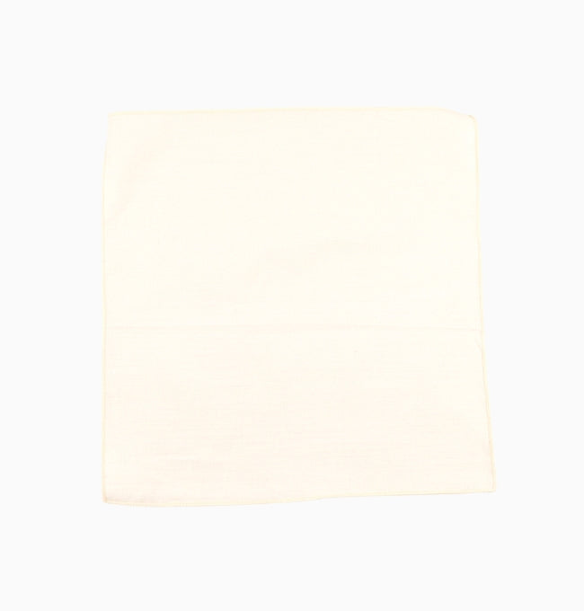 Pochette de Costume Beige en Coton