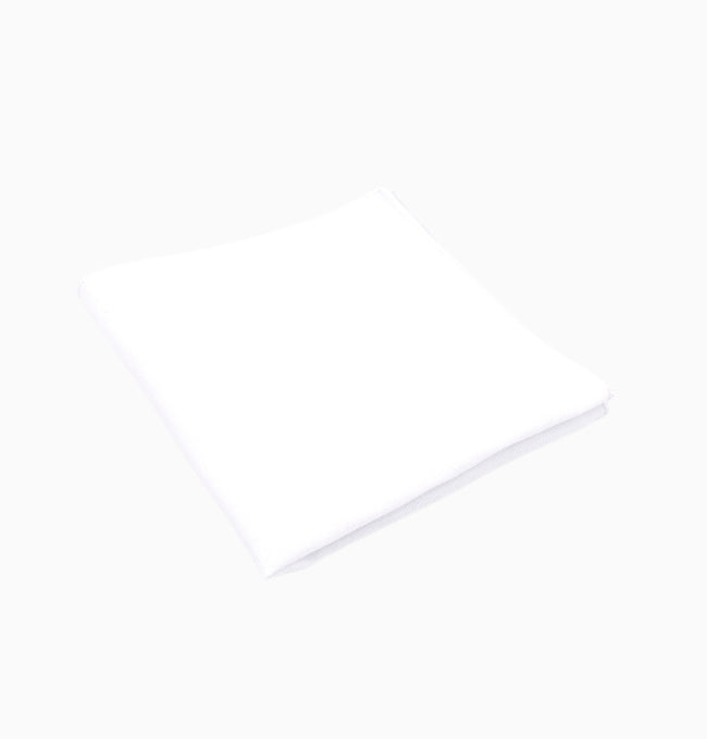 Pochette de Costume Blanc en Coton Côtelé