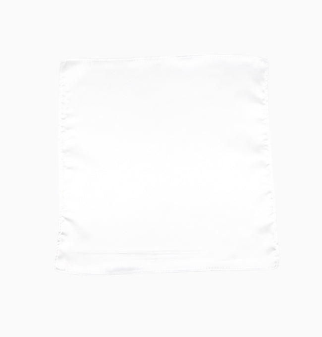 Pochette de Costume Blanc en Polyester