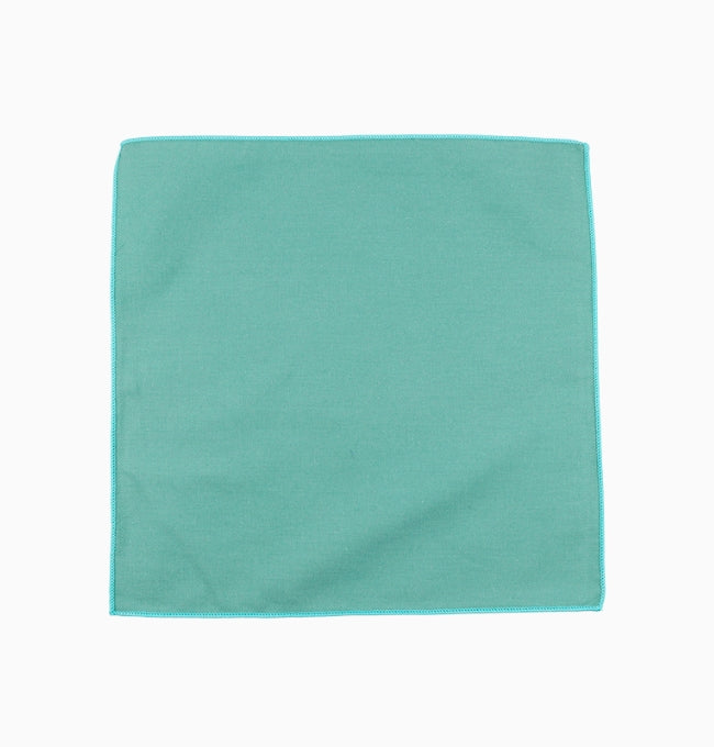Pochette de Costume Bleu Azur en Coton Côtelé