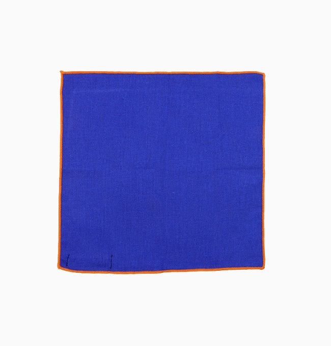 Pochette de Costume Bleu Céleste en Lin